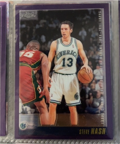 2000-01 Topps Chrome #137 Steve Nash — front