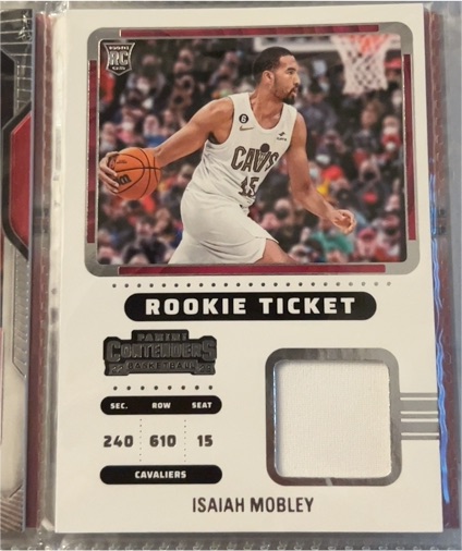 2022-23 Panini Contenders Rookie Ticket Isaiah Mobley — front