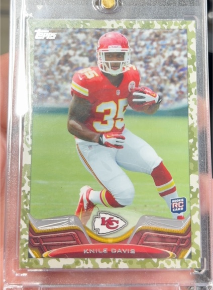 2013 Topps Chrome #80 Knile Davis — front