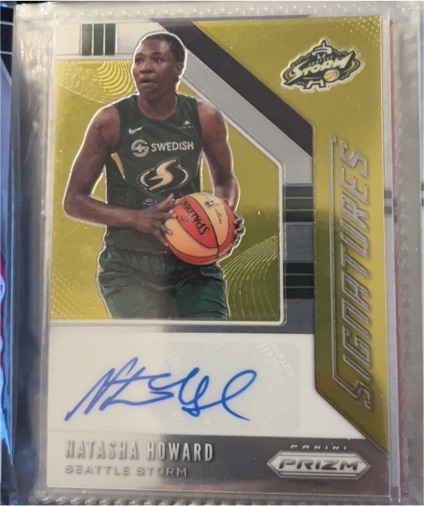 2020 Panini Prizm WNBA Signatures #SG-NHW Natasha Howard — front