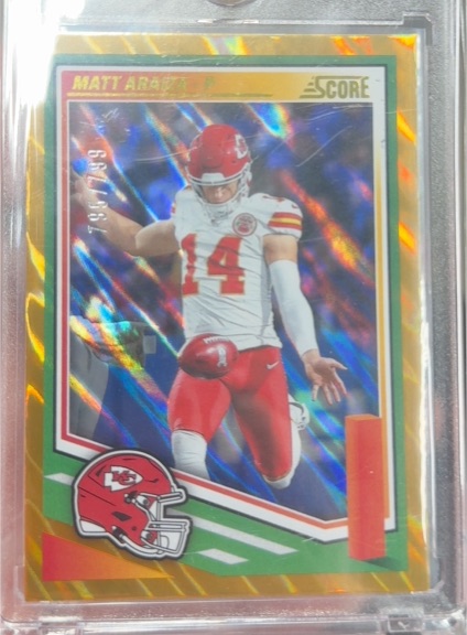 2025 Panini Score #288 Matt Araiza — front