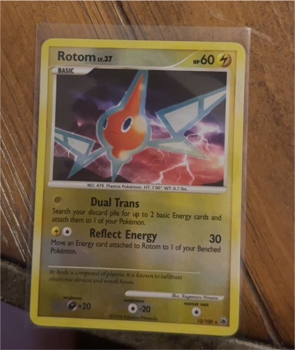 2009 Pokémon Majestic Dawn #13 Rotom — front