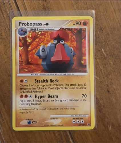 2009 Pokémon Platinum #60 Probopass — front