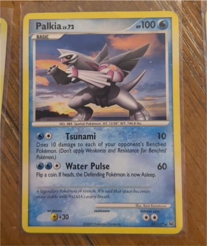 2009 Pokémon Platinum #37 Palkia — front