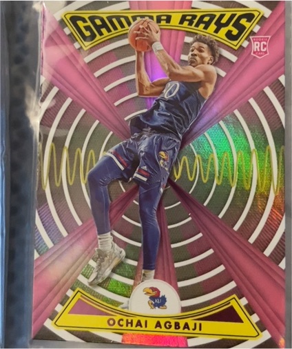 2022 Panini Chronicles Draft Picks Gamma Rays #ZG-OCH Ochai Agbaji — front