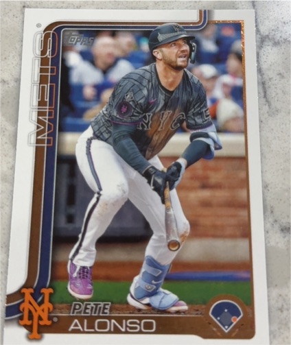2025 Topps #550 Pete Alonso — front
