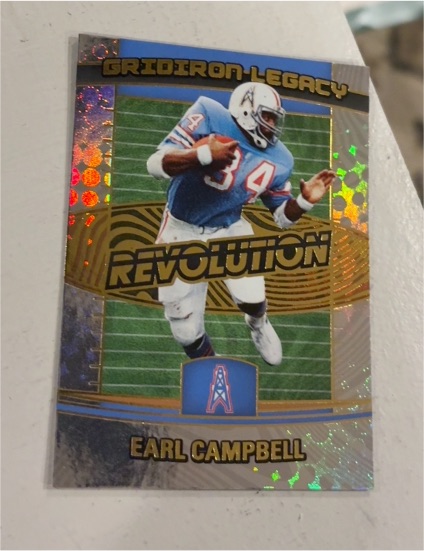 2025 Panini Revolution #2 Earl Campbell — front