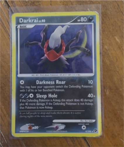 2008 Pokémon D&P Great Encounters #4 Darkrai — front