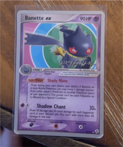 2007 Pokémon TCG Banette ex #85/92 — front
