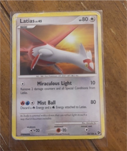 2008 Pokémon Great Encounters #22 Latias — front