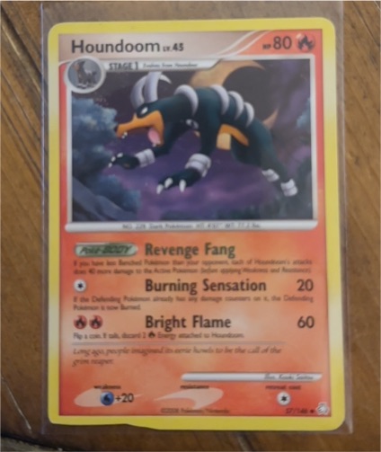 2008 Pokémon Legends Awakened #57 Houndoom — front