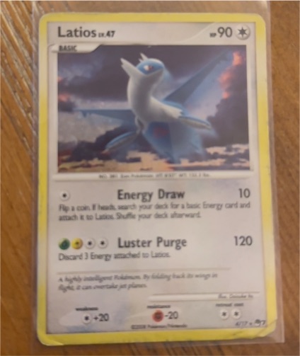 2008 Pokemon POP Series 7 #4 Latios — front