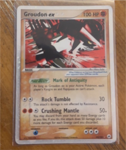 2004 Pokemon EX Hidden Legends #93 Groudon ex — front