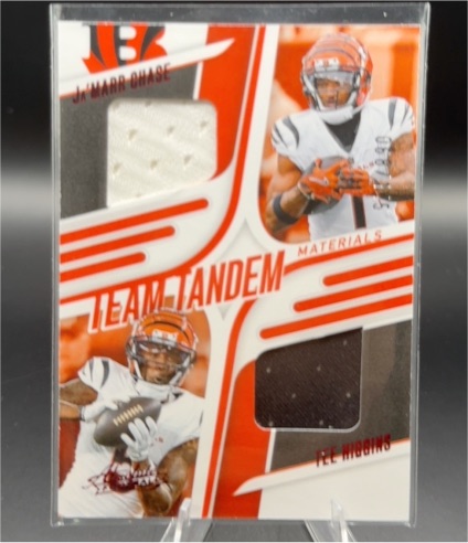 2025 Panini Absolute Team Tandem Ja'Marr Chase / Tee Higgins — front