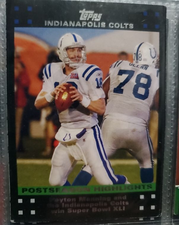 2007 Topps Postseason Highlights #433 Peyton Manning — front
