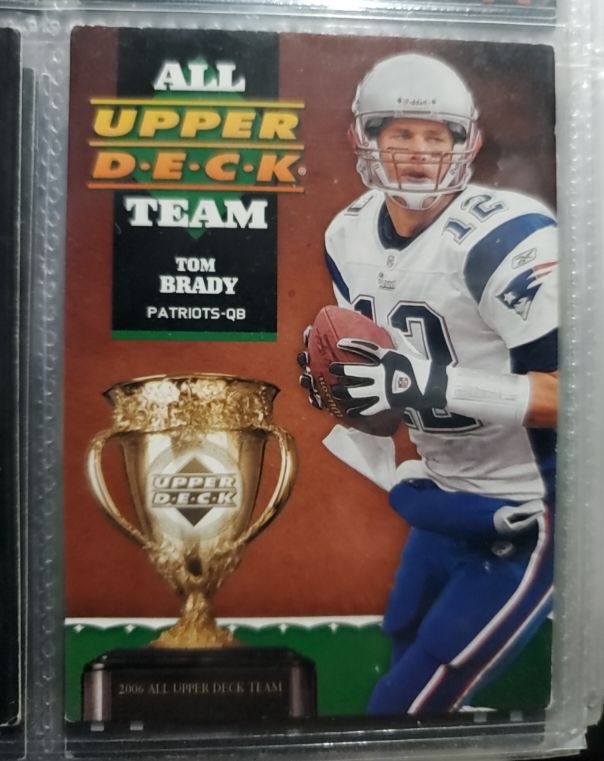 2006 Upper Deck #1AUDT-TB Tom Brady All Upper Deck Team — front