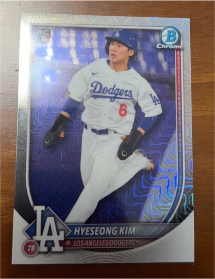 2025 Bowman Chrome #91 Hyeseong Kim — front