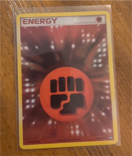 2007 Pokémon EX Power Keepers #108 Fighting Energy — front