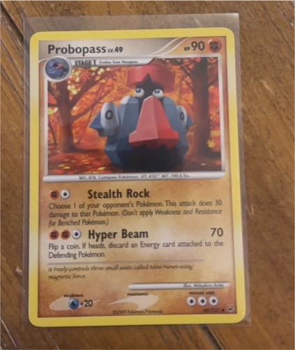 2009 Pokemon Platinum #60 Probopass — front