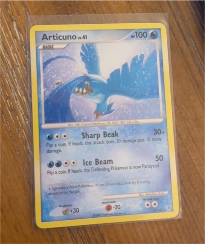 2008 Pokémon Platinum: Supreme Victors #16 Articuno — front