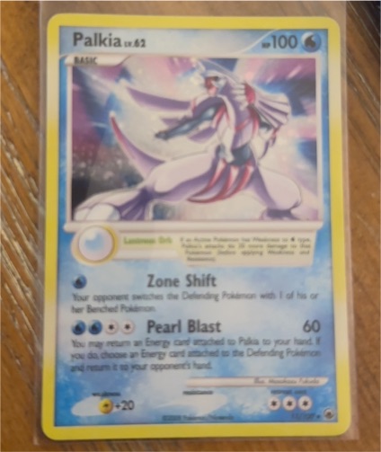 2008 Pokémon Majestic Dawn #11 Palkia LV.62 — front