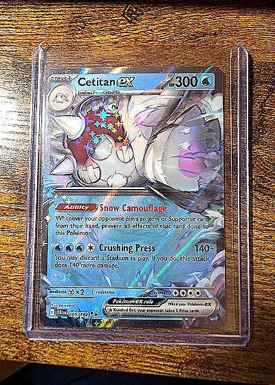 2024 Pokemon SV10 Destined Rivals #065/182 Cetitan ex — front