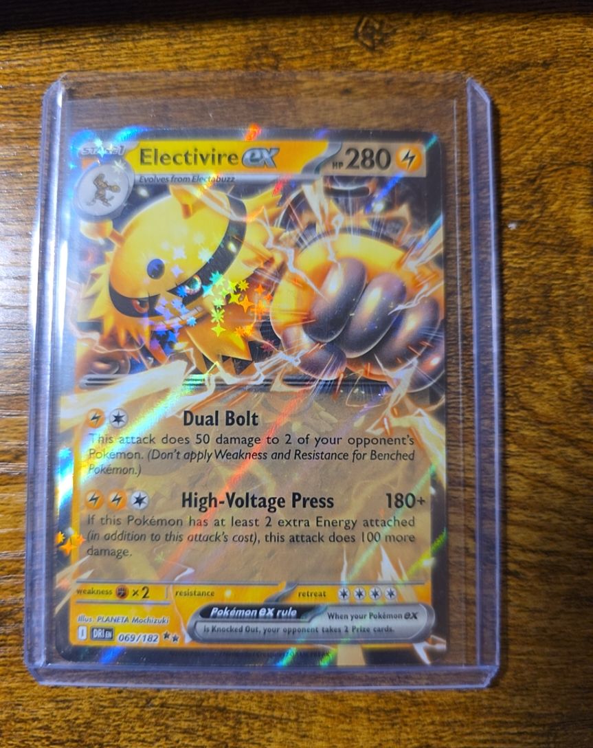 2025 Pokemon TCG #069 Electivire ex — front