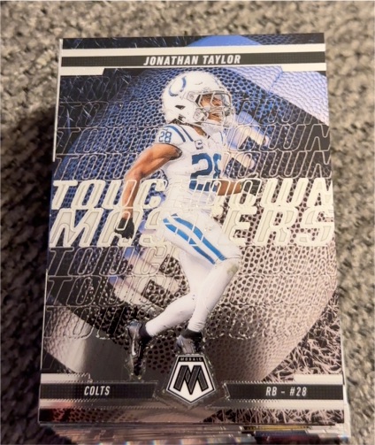 2025 Panini Mosaic Touchdown Masters Jonathan Taylor — front