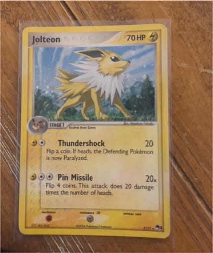 2006 Pokémon POP Series 3 #3 Jolteon — front