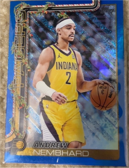 2025-26 Topps Holiday #H42 Andrew Nembhard — front