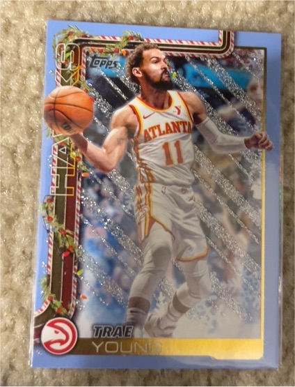 2025-26 Topps Holiday #H48 Trae Young — front