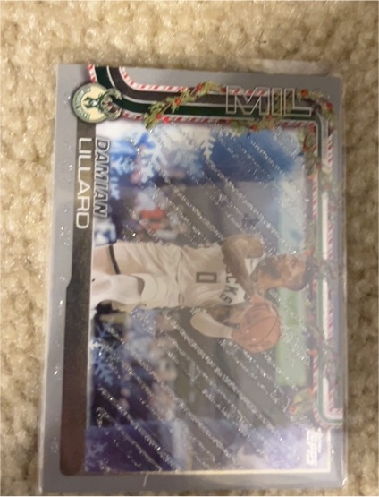 2025-26 Topps Damian Lillard Season Tip-Off #55 Milwaukee Bucks — front