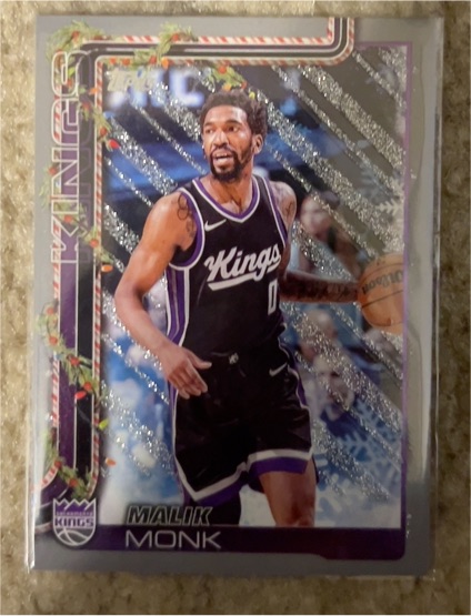 2025-26 Topps Holiday #H131 Malik Monk — front