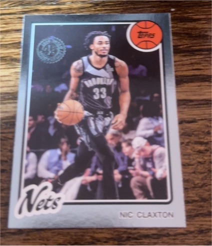 2025-26 Topps 45th Anniversary #80BK-48 Nic Claxton — front