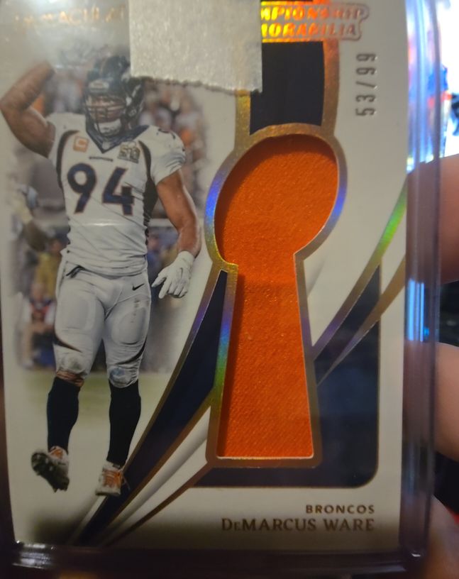 2024 Panini Immaculate Championship Memorabilia #53 DeMarcus Ware — front