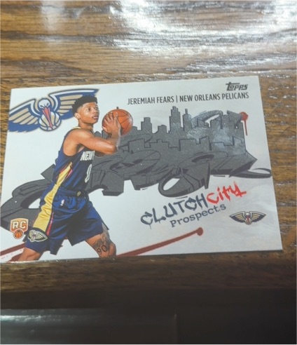 2025-26 Topps Basketball #CC-7 Jeremiah Fears Clutch City Prospects — front
