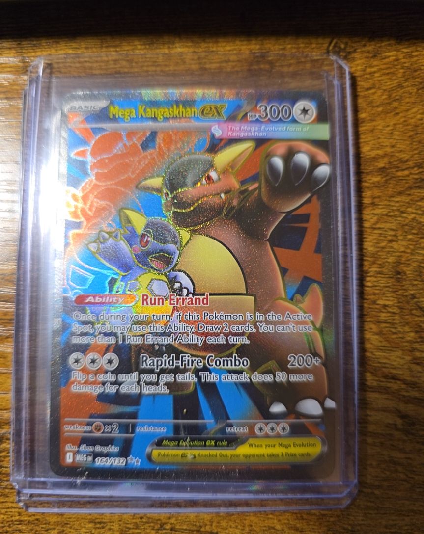 2025 Pokémon Mega Evolution #164 Mega Kangaskhan ex — front