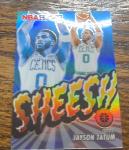 2023-24 Panini NBA Hoops Premium Stock #22 Jayson Tatum — front
