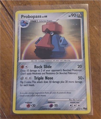 2008 Pokemon Pop Series 8 #4 Probopass — front