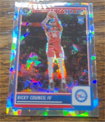 2023-24 Panini NBA Hoops Premium Stock #168 Ricky Council IV — front