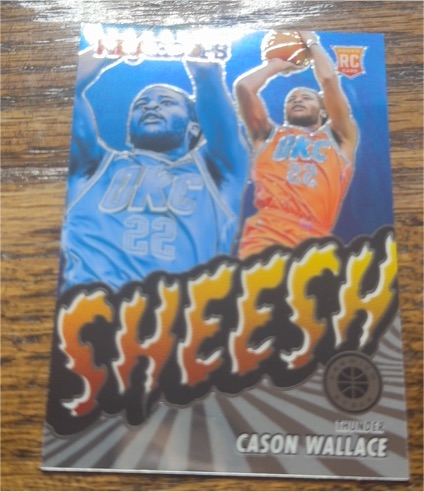 2023-24 Panini NBA Hoops Premium Stock #3 Cason Wallace — front