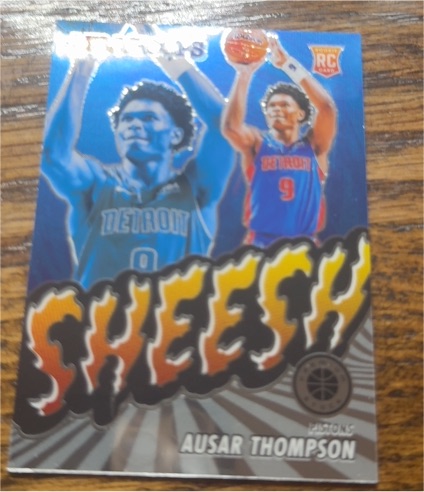 2023-24 Panini NBA Hoops Premium Stock #24 Ausar Thompson — front