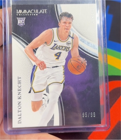 2024-25 Panini Immaculate Collection #31 Dalton Knecht — front