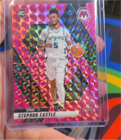 2024-25 Panini Mosaic #236 Stephon Castle — front