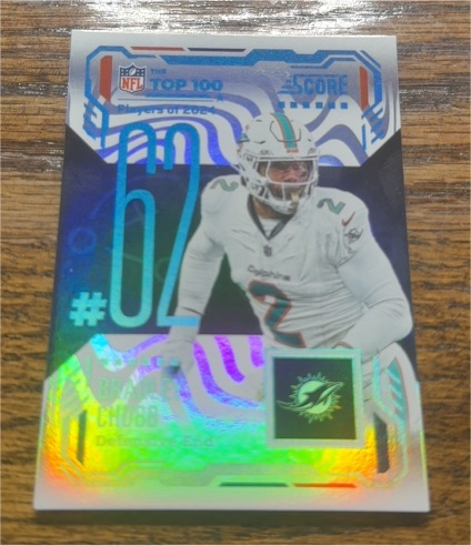 2025 Panini Score Top 100 #36 Tua Tagovailoa — front