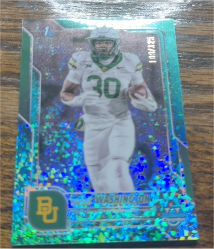 2025 Bowman Chrome University #56 Bryson Washington — front