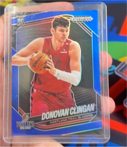 2024-25 Panini Prizm Black #131 Donovan Clingan — front