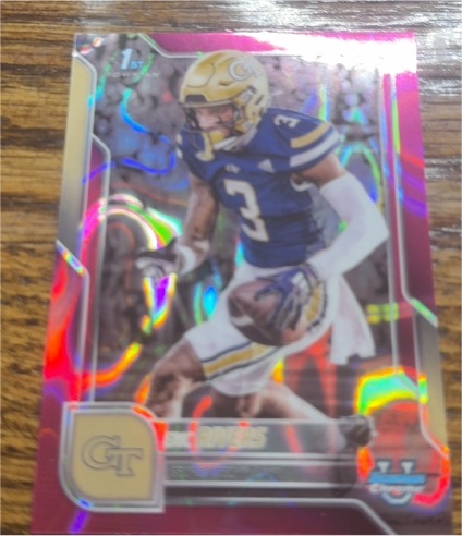 2025 Bowman Chrome University #86 Eric Rivers — front