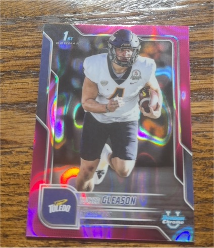 2025 Bowman University Chrome #9 Tucker Gleason — front