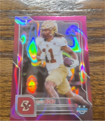2025 Bowman Chrome University Football #98 Lewis Bond — front